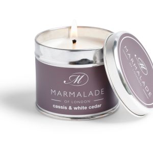 Cassis and White Cedar Medium Candle Tin