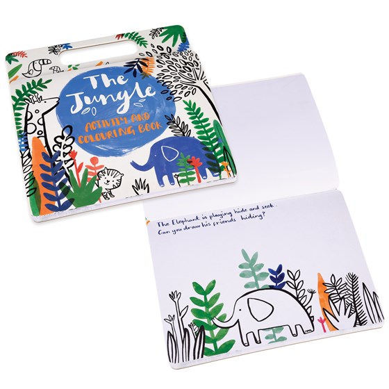 Jungle Colouring and Activity Book