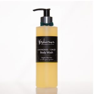Lemongrass and Ginger Organic Aloe Vera Body Wash