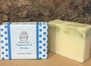 Peppermint and parsley Planet Soap